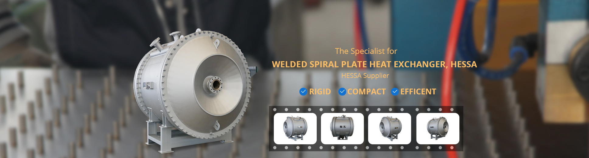 Welded Spiral Plate Heat Exchanger