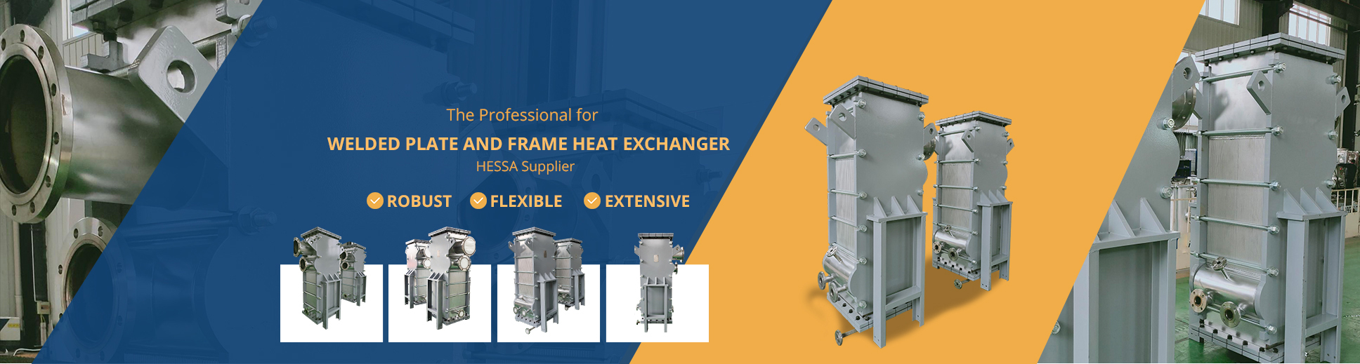 Welded Plate and Frame Heat Exchanger