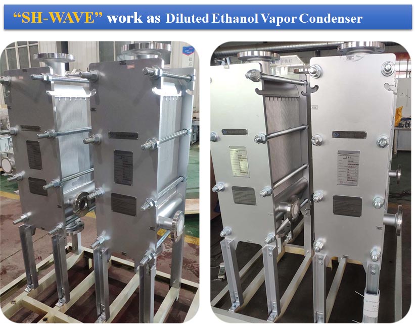 Diluted Ethanol Vapor Condenser in Chemical Plant