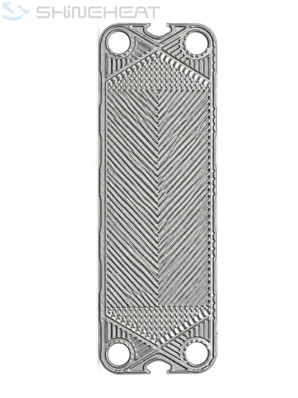 SR3 SPX APV replacement plate with chevron pattern